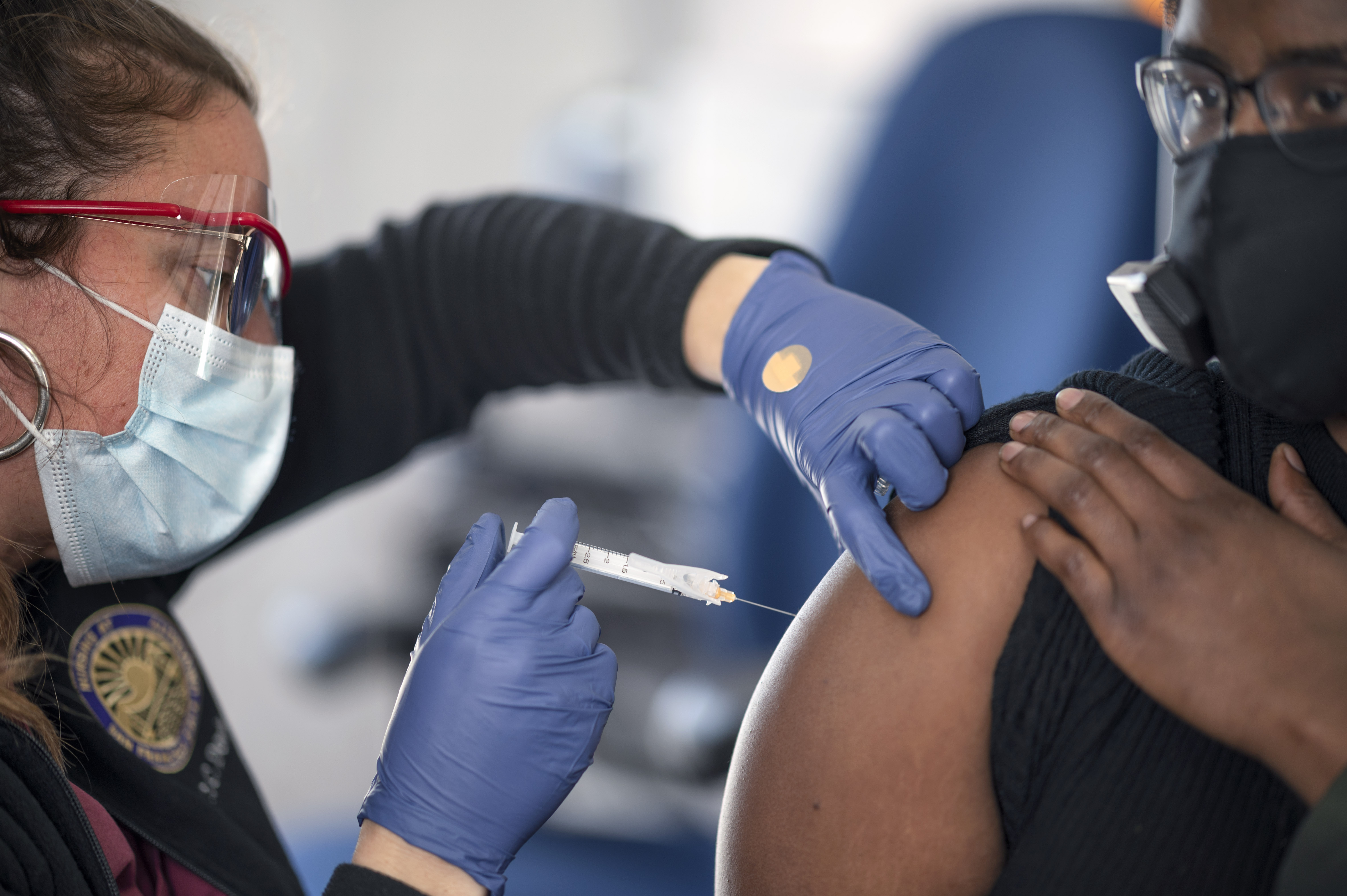 SFSU Nursing Student Administering a Vaccine