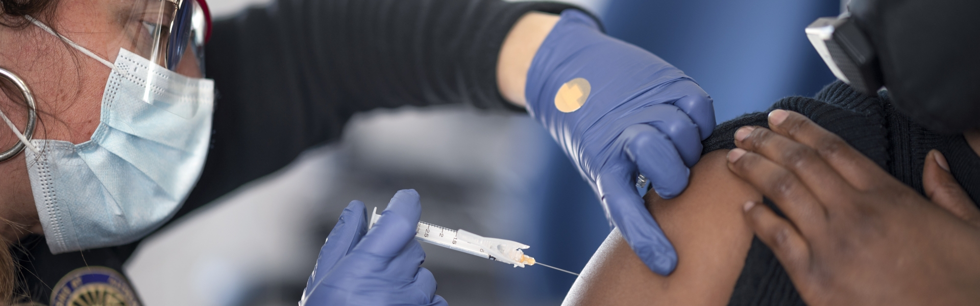 SFSU Nursing Student Administering a Vaccine